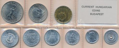 1974. 2f-10Ft 9db klf érmés forgalmi sor fóliatokban T:1