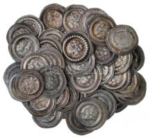 1180-1240. Bracteata Ag "III. Béla - IV. Béla" (50x) T:vegyes Hungary 1180-1240. Bracteata Ag "Bela III/IV" (50x) C:Mixed Huszár 192., Unger 122.