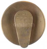 Ausztria ~1910. "Osztrák Mérnök és Építész Szövetség" aranyozott és zománcozott gomblyuk-j...