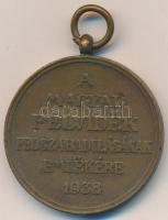 1938. "Felvidéki Emlékérem" Br emlékérem mellszalag nélkül T:2- ph.
Hungary 1938. "Co...
