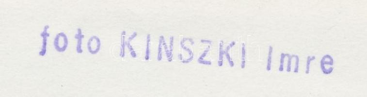 cca 1930-1940 Kinszki Imre (1901-1945): Red herons, pecséttel jelzett vintage fotó, 14x12 cm