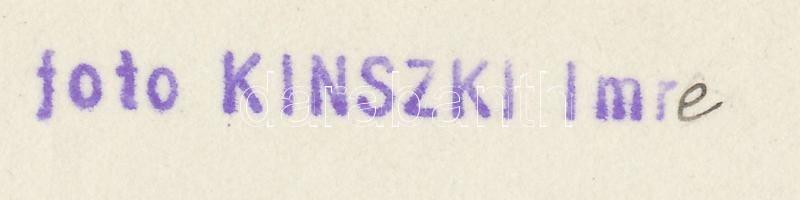 cca 1930-1940 Kinszki Imre (1901-1945): Kőbánya, pecséttel jelzett vintage fotó, 13x18 cm
