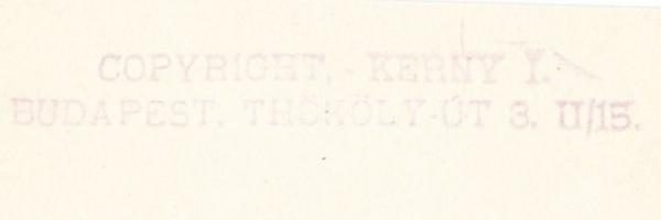 cca 1920-1930 Kerny István (1879-1963): Ruha teregető, pecséttel jelzett vintage szociofotó, 9,5x8,5...