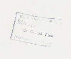 cca 1950-1955 Dr. Csörgeő Tibor: A népé a gyár, a föld, az ország, az első 5 éves terv teljesítésérő...