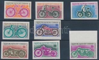 1969 Motorok és Kerékpárok vágott sor Mi 184-191