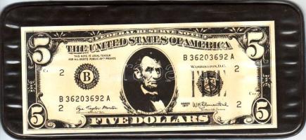 1977. 5$ fantáziapénz eredeti műanyag behegesztett tartóban T:I