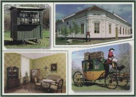 9 db MODERN használatlan magyar postamúzeum képeslap / 9 modern unused Hungarian Post Office Museum ...