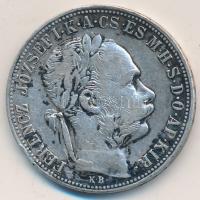 1883. 1Ft Ag "Barokk címer" T:3