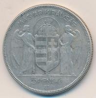 1930. 5P Ag "Horthy-jobbra" T:3  Adamo P8