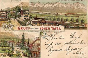 1899 Ó-Tátrafüred Litho