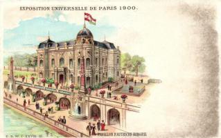 1900 Paris, Exposition Universelle / the palace of Austria-Hungary, litho