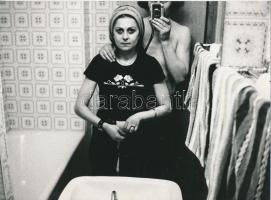 cca 1970-1980 Páter György: Ága, vintage fotó, feliratozott, 18x24 cm