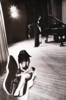 cca 1970-1980 Török László (1948-): Koncert és Koncert után, 2 db feliratozott vintage fotóművészeti...