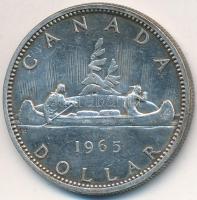 Kanada 1965. 1$ Ag II. Erzsébet T:2- Canada 1965. 1 Dollar Ag Elizabeth II C:VF