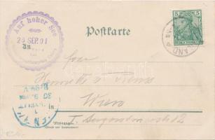 Salon-Schnelldampfer / Salon ship Cobra litho s: Wladimir Linde