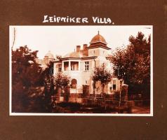 cca 1920-1940 Schäffer Gyula fényképész Minta albuma Balaton-Zamárdiból (vitorlások, fürdőzők, szép ...