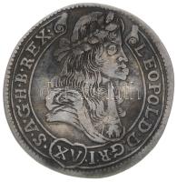 1681KB XVKr Ag "I. Lipót" Körmöcbánya (5.82g) T:2- Hungary 1681KB 15 Kreuzer Ag "Leopold I" Kremnitz (5.82g) C:VF Huszár: 1425., Unger II.: 1060.
