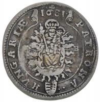 1681KB XVKr Ag "I. Lipót" Körmöcbánya (5.82g) T:2-
Hungary 1681KB 15 Kreuzer Ag "Leop...