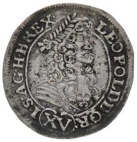 1690KB XVKr Ag "I. Lipót" Körmöcbánya (6.34g) T:2- Hungary 1690KB 15 Kreuzer Ag "Leopold I" Kremnitz (6.34g) C:VF Huszár: 1428., Unger II.: 1064a