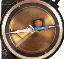 1914 C. P. Goerz hadihajóra való célzó iránytű. Sorszámozott, dátumozott "C.P. Goerz Wien u. Po...