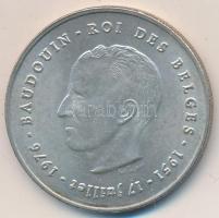 Belgium 1976. 250Fr Ag "I. Baldvin" T:2- ph.
Belgium 1976. 250 Francs Ag "Baudouin of...