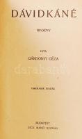 Gárdonyi Géza munkái sorozat 3 kötete: Dávidkáné, Tizenkét novella, Két menyasszony. Mindegyik kötet...