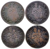 1763-1765KM Rézpoltura "Mária Terézia" 4db különféle darabja! T:vegyes
Hungary 1763-1765KM...