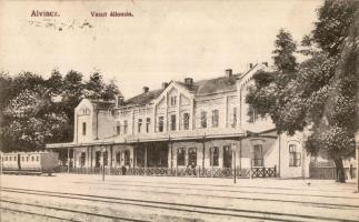 Alvincz Bahnhof