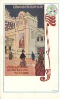 1898 Jubiläums Ausstellung, Wien, Philipp & Kramer, Uraniatheater Nr. 18. / Vienna Expo