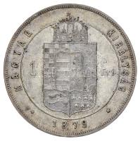 1879KB 1Ft Ag "Ferenc József / Középcímer" Körmöcbánya T:2
Hungary 1879KB 1 Forint Ag &quo...