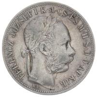 1892KB 1Ft Ag "Ferenc József / Fiume címer" Körmöcbánya T:2,2- Hungary 1892KB 1 Forint Ag "Franz Joseph" Kremnitz C:aXF Unger III.: 1467, Huszár: 2142., Adamo M15