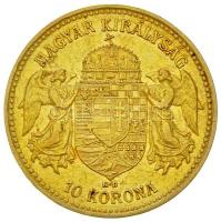 1899KB 10K Au "Ferenc József" Körmöcbánya (3.39g/0.900) T:2,2-
Hungary 1899KB 10 Korona Au...