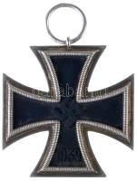 Német 3. Birodalom 1939. "II. Osztályú Vaskereszt" kitüntetés "65"-ös fémjelzéssel a karikában (Klein & Quenzer A.G. - Idar-Oberstein) mellszalag nélkül T:2 German Third Reich 1939. "Iron Cross II. Class" decoration with "65" hallmark on the ring (Klein & Quenzer A.G. - Idar-Oberstein) without ribbon C:XF