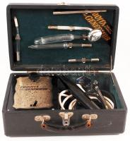 cca 1940 Provita Generator magas frekvenciájú ultraivoila sugárral működő delejező készülék modernizált dugaljjal. Hordozható. Hiánytalan /  cca 1940 Provita Ultra viola high frequenz generator complete device with modernised plug 24x40x16 cm