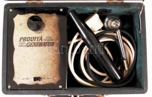 cca 1940 Provita Generator magas frekvenciájú ultraivoila sugárral működő delejező készülék moderniz...