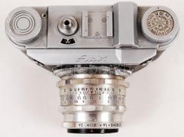 Régi Altix fényképezőgép Zeiss optikával, eredeti bőr tokjában, jó állapotban