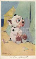 Bonzo dog, Primus Postkarte, Wohlgemuth & Lissner No. 2554. s: G. E. Studdy