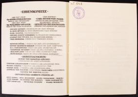 1923 I. világháborús hadviseltek bálja Münchenben meghívó és program / World War I. memorial ball fo...