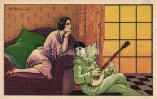 Italian art postcard, Degami s: Busi