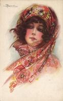 Italian art postcard, Degami s: Busi