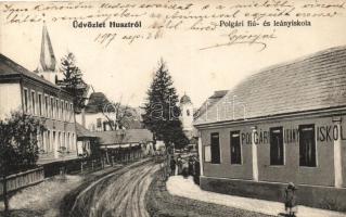 Huszt, Polgári fiú- és leányiskola / boy and girl school