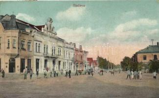 Técső, Tiacevo; Főtér / main square (EK)