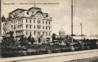 Chernivtsi, Czernowitz; Jüdisches Nationalhaus und Michalpalais / Jewish National House, synagogue, Judaica
