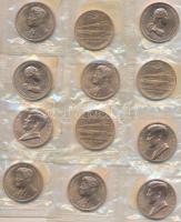 Amerikai Egyesült Államok DN G. Washington, W. Clinton, J.F.Kennedy, Philadelphia U.S.Mint CuNi emlékérmek, több különféle eredeti csomagolásban (13x) + 1965. Béke a Földön fém emlékérem (39mm) T:BU,PP USA ND G. Washington, W. Clinton, J.F.Kennedy, Philadelphia U.S.Mint CuNi commemorative medallions, more different in original packing (13x)+ 1965. Peace on Earth metal commemoraive medallion (39mm) C:BU,PP
