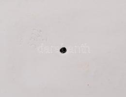 Herendi Kleopátra, fehér mázas, jelzett (csak mélynyomás), hibátlan, m:24 cm