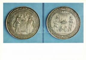 26 db MODERN használatlan érem motívúmú képeslap 2 saját tokban / 26 modern unused medal motivecards...