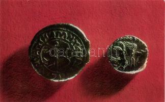 26 db MODERN használatlan érem motívúmú képeslap 2 saját tokban / 26 modern unused medal motivecards...