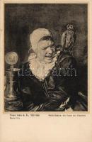 10 db MODERN többnyire használatlan reprodukciós művészlap, hátoldali reklámmal / 10 modern mostly u...