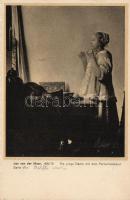 10 db MODERN többnyire használatlan reprodukciós művészlap, hátoldali reklámmal / 10 modern mostly u...