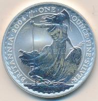 Nagy Britannia 2004. 2Ł Ag "Britannia" 1 uncia T:PP Great Britain 2004. 2 Pounds Ag "...